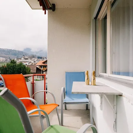 Bergoase In See- Und Bergnaehe, 6 Gaeste, Praktisch, Mit Balkon 아파트 *